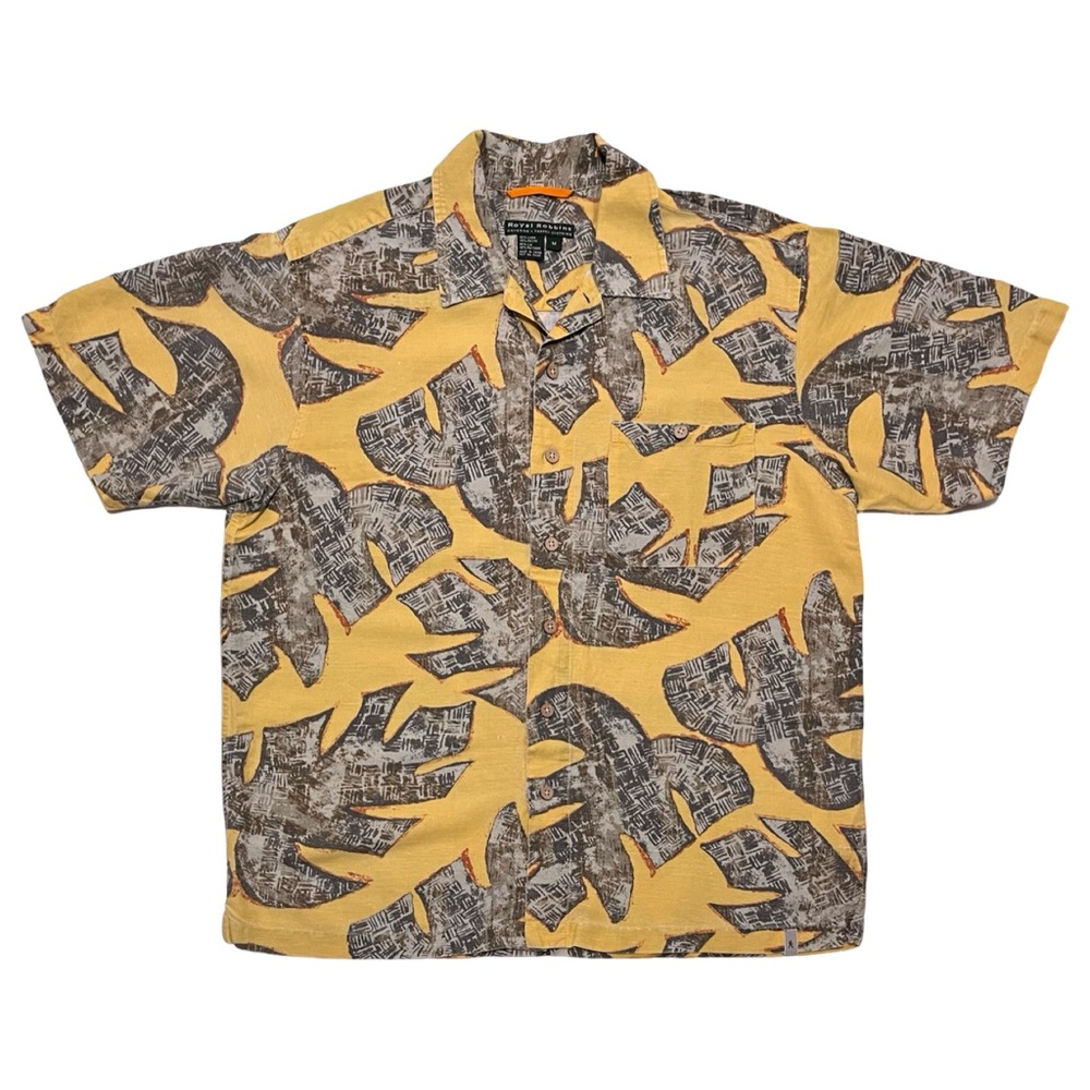 ROYAL ROBBINS CAMP COLLAR LINEN SHIRT